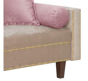 Futon Sofa Cama Vanguardia 200 x110 Beige - Rosa