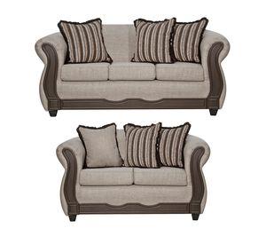 Juego de Living 3 2 Sofia Beige