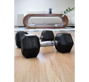 Mancuerna Hexagonal 12,5 Kg Negro