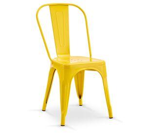 Silla Metal Tolix Amarillo