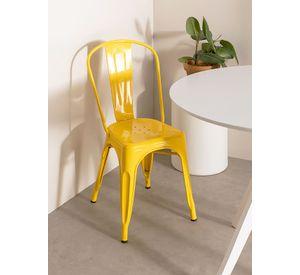 Silla Metal Tolix Amarillo