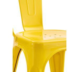 Silla Metal Tolix Amarillo