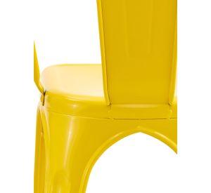 Silla Metal Tolix Amarillo