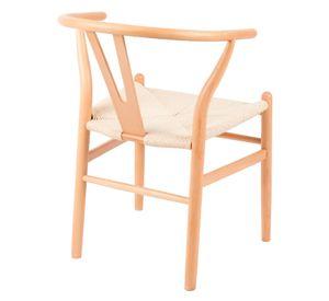 Pack 2 Sillas Comedor Novahus Wishbone Natural Beige