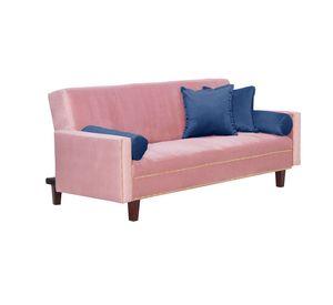 Futon Sofa Cama Vanguardia 200 x110 Rosa - Azul