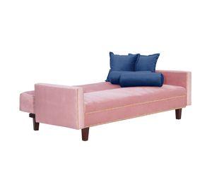 Futon Sofa Cama Vanguardia 200 x110 Rosa - Azul