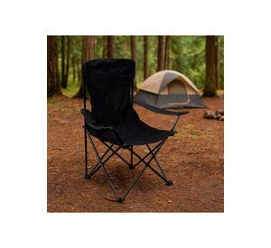 Silla Plegable Camping Llanquihue Negro