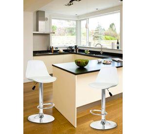 Pack 2 Sillas Altas Bar Taburete Orlando-T