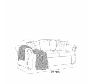 Living Singapur 311 blanco sofa 3 cuerpos + 2 poltronas resorte