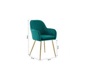 Pack 2 Sillas de Comedor Sitial Alessandro Verde