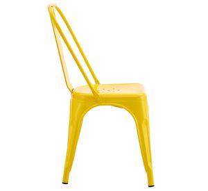 Pack De 4 Silla Metal Tolix Amarillo