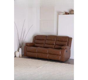 Sofa 3 Cuerpos Reclinable Portavasos Moderno Roma