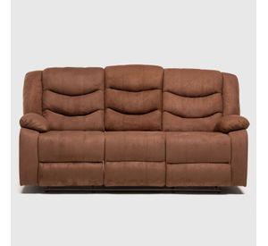 Sofá Reclinable 3 Cuerpos Norman Terciopelo Elephant Daniels 2011s