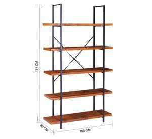 Estante 5 niveles 174x100x32 cm Industrial
