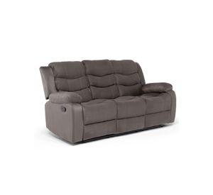 Sofá Reclinable 3 Cuerpos Norman Terciopelo Elephant Daniels 2011s