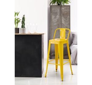 Silla Alta Metal Amarillo