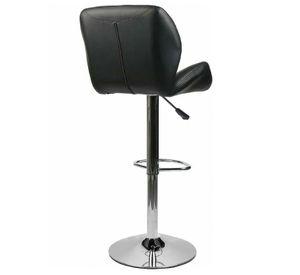 Pack 2 Sillas Altas Bar con Respaldo Negro