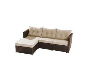 Seccional Intercambiable 3 Cuerpos Terraza Sofa + Mesa Café