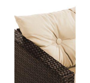 Seccional Intercambiable 3 Cuerpos Terraza Sofa + Mesa Café