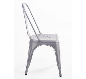 Pack 4 Sillas de Metal Tolix Gris