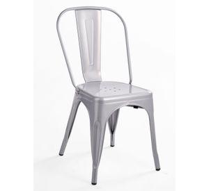 Pack 4 Sillas de Metal Tolix Gris