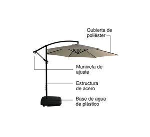 Quitasol Lateral 3M con base de agua