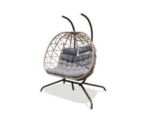 Silla Colgante de Terraza Doble 2 Personas