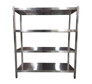 Estante 4 Bandejas lisas. 120x50x155 cm. Acero Inox