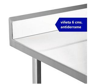 Meson Mural 150x60x85(+6) cm Acero Inoxidable