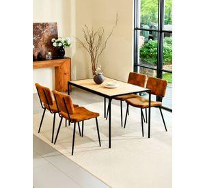 Pack 2 Silla Comedor  Karomi Vintage Café