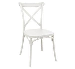 Silla Terraza Plástica Petra Blancas