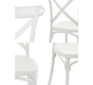 Silla Terraza Plástica Petra Blancas