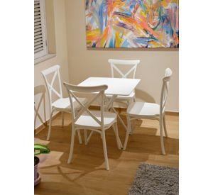 Silla Terraza Plástica Petra Blancas