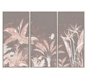 Canvas con marco 3 paneles R2 38x80 cm