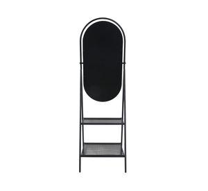 Espejo de pie 2 estantes metal 45x150 cm