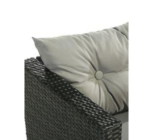 Seccional Intercambiable 3 Cuerpos Terraza Sofa y Mesa gris