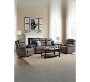 Living Reclinable Eléctrico Sofá 3 Cuerpos +2 Bergers 8041FFPW
