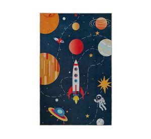 Alfombra kids espacio 100x150 cm