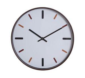 Reloj pared 30 cm líneas colores