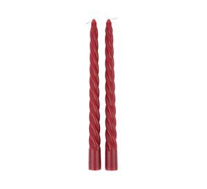 Velas twist 25 cm terracota 2 un.