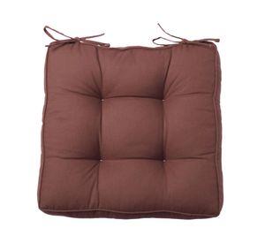 Cojín silla Liso café 40x40 cm