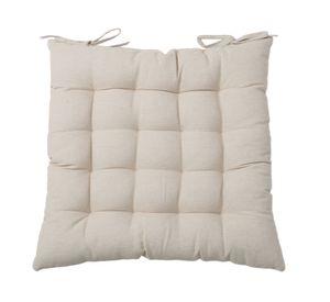 Cojín silla Liso beige 40x40 cm