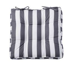 Cojín silla Líneas gris 40x40 cm