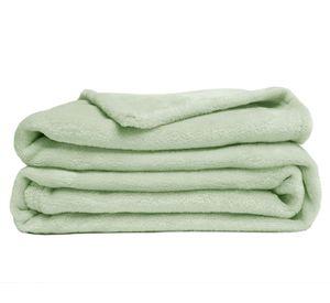 Manta flannel menta 130 x 170 cm