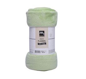 Manta flannel menta 130 x 170 cm