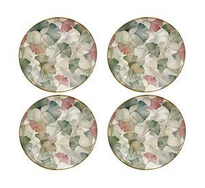 Plato 25 cm Summer-Gingko 4 unidades