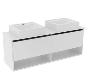 Mueble baño BN3685.0102 blanco 46.5x120x38.4 cm