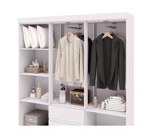 Combo clóset 6 puertas + clóset 4 puertas blanco