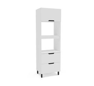 Despensa cocina Delta blanco 2 puertas 1 cajón