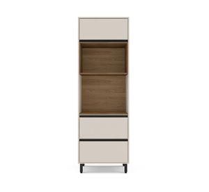 Despensa cocina Premier beige 2 puertas 1 cajón